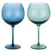 Twist Gin Glasses - Set of 2 Blue/Green additional 1