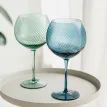 Twist Gin Glasses - Set of 2 Blue/Green additional 8