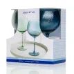 Twist Gin Glasses - Set of 2 Blue/Green additional 7