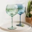 Twist Gin Glasses - Set of 2 Blue/Green additional 6