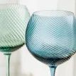 Twist Gin Glasses - Set of 2 Blue/Green additional 4