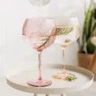 Twist Gin Glasses - Set of 2 Pink/Peach additional 3