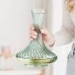 Twist Green Coloured Glass Wine Decanter additional 5