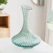 Twist Green Coloured Glass Wine Decanter additional 2