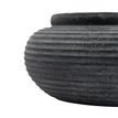 Amalfi Grey Round Ribbed Planter additional 3