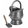 Antique Pewter Coal Bucket with Shovel additional 2