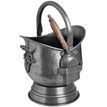 Antique Pewter Coal Bucket with Shovel additional 1