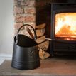 Black Coal Bucket with Teak Handle Shovel additional 3