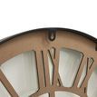 Black Framed Skeleton Clock With White Roman Numerals additional 2