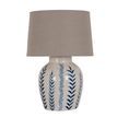 Blue Flora Ceramic Pot Lamp additional 1