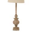Chiaro Candlestick Table Lamp With Linen Shade additional 2