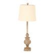 Chiaro Candlestick Table Lamp With Linen Shade additional 1