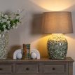 Green Clover Ceramic Pot Lamp additional 2