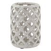 Grey Stone Effect Hurricane Lantern additional 1