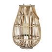 Large Ellipse Wicker Lantern With Glass Holder additional 2