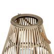 Large Ellipse Wicker Lantern With Glass Holder additional 3