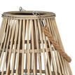 Large Ellipse Wicker Lantern With Glass Holder additional 4