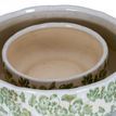Large Green Clover Ceramic Bowl Pot additional 4
