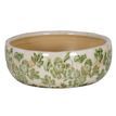 Large Green Clover Ceramic Bowl Pot additional 1