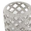 Large Grey Stone Effect Hurricane Lantern additional 2