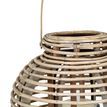 Large Round Willow Lantern With Glass Holder additional 4