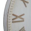 Large Rustic White Clock With Beaded Frame additional 3