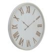 Large Rustic White Clock With Beaded Frame additional 1