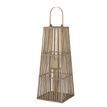 Large Silo Wicker Lantern With Glass Holder additional 2
