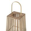 Large Silo Wicker Lantern With Glass Holder additional 3
