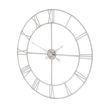 Large Silver Foil Skeleton Wall Clock additional 2