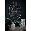 Large Silver Foil Skeleton Wall Clock additional 5