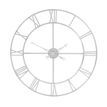 Large Silver Foil Skeleton Wall Clock additional 1
