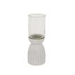 Large White Carved Hurricane Lantern additional 1