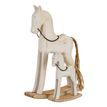 Large Whitewashed Rustic Rocking Horse additional 4