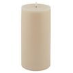 Luxe Collection Melt Effect 6x12 Taupe LED Wax Candle additional 1