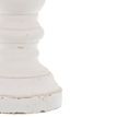 Matt White Large Ceramic Column Candle Holder additional 2