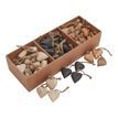Pack Of 90 Wooden Heart Hanging Decorations additional 1