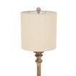 Pallido Candlestick Table Lamp With Linen Shade additional 2