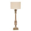 Pallido Candlestick Table Lamp With Linen Shade additional 4