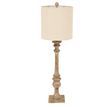 Pallido Candlestick Table Lamp With Linen Shade additional 1