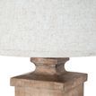 Ravelle Table Lamp With Edged Linen Shade additional 3