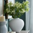 Regola Large Matt White Ceramic Vase additional 5