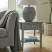 Saturn Table Lamp With Linen Shade additional 5