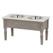 Serene Collection Pet Feeder Table additional 1