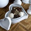 Set Of Three Large Matt White Ceramic Dishes additional 5