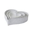 Set Of Three Large Matt White Ceramic Dishes additional 1
