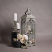 Set Of Three Wooden Lanterns With Archway Design additional 4