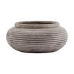 Siena Brown Round Ribbed Planter additional 1