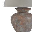 Siena Brown Round Table Lamp With Linen Shade additional 2