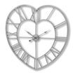 Silver Heart Skeleton Wall Clock additional 1